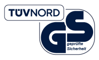TÜV Nord GS Prüfzeichen für geprüfte Sicherheit bei Fußballtoren TÜV Nord GS Prüfzeichen für geprüfte Sicherheit bei Fußballtoren