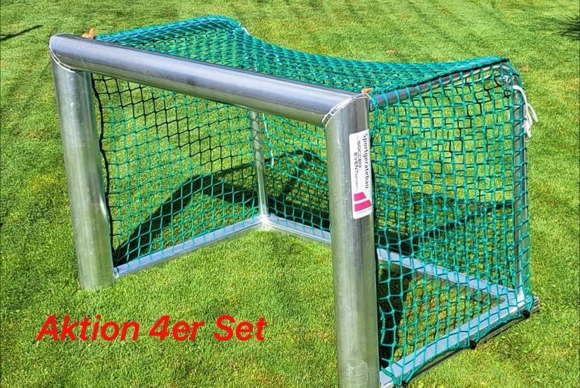 Aluminium Fußballtor 1,2 x 0,8m  4er Set