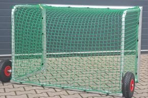 Fußballtor 1,2 x 0,8, Stahl Feuerverzinkt inkl. Vollgummiräder