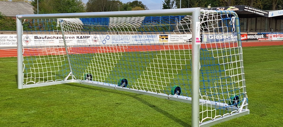 Aluminium Fußballtor 5x1,6m  Safety kippgeschützt